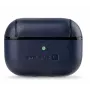 Evelatus Apple AirPods Pro kožené ochranné puzdro tmavomodrá