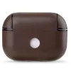 Evelatus Apple AirPods Pro kožené ochranné puzdro hnedá