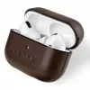 Evelatus Apple AirPods Pro kožené ochranné puzdro hnedá