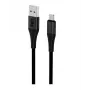 iLike Nabíjací kábel pre MicroUSB ICM01 čierny