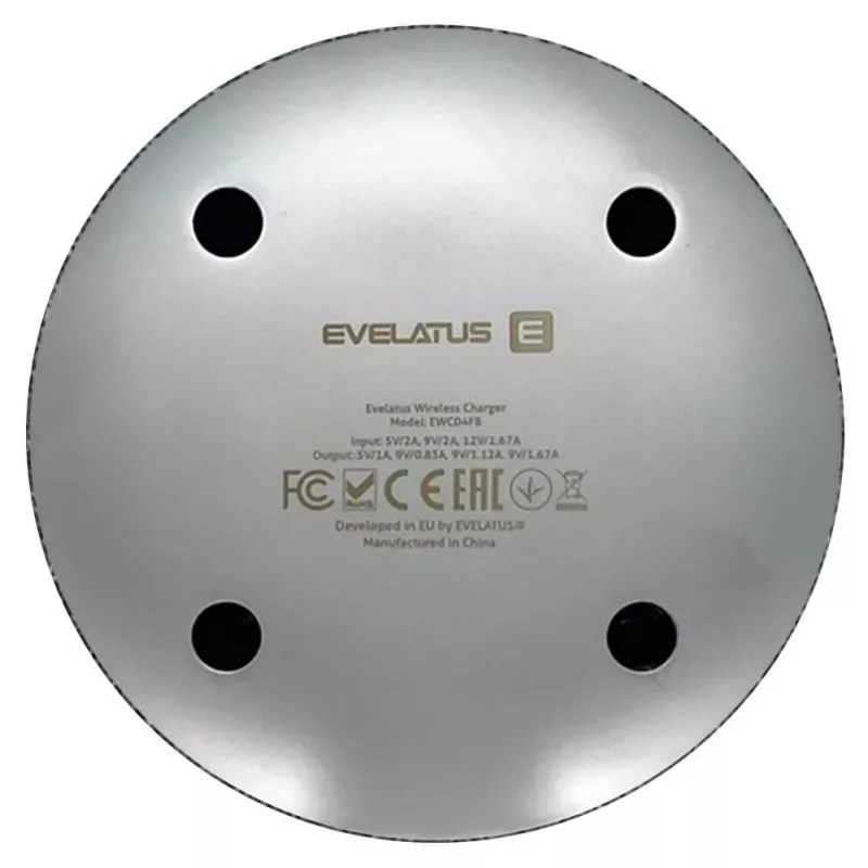 Evelatus Bezdrôtová stolná nabíjačka EWC04 Fabric - 10W Qi nabíjacia podložka