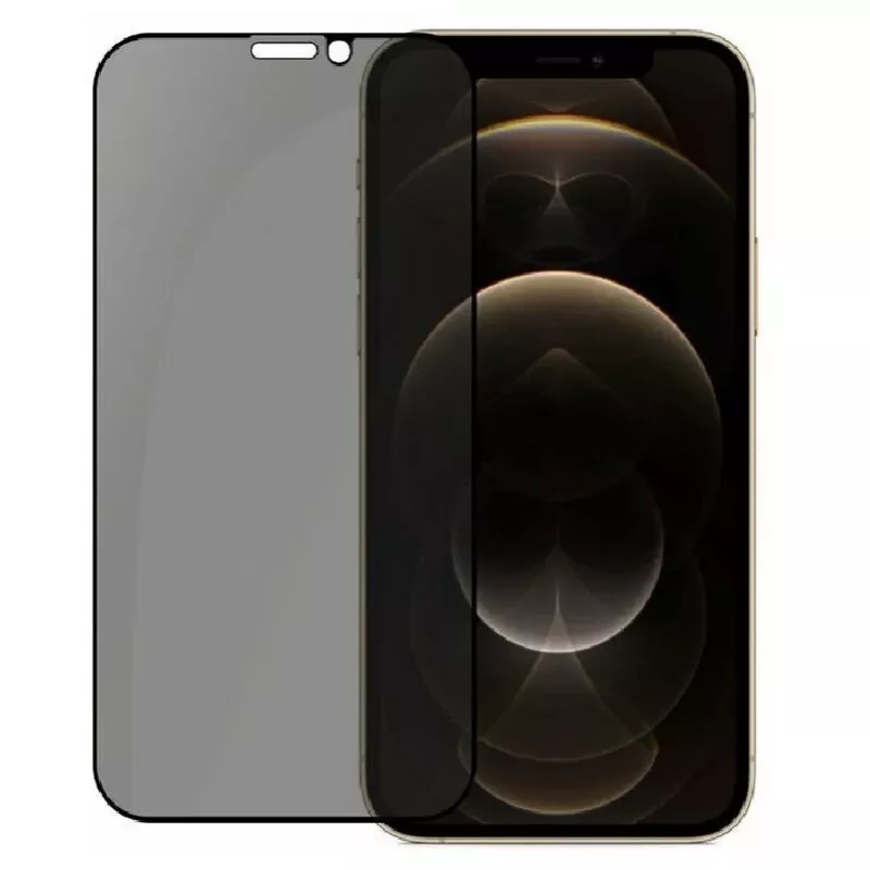 Evelatus Apple iPhone 12 Pro Max Privacy 2.5D Silk Full Cover Japan Glue proti statickému náboju ochranné sklo
