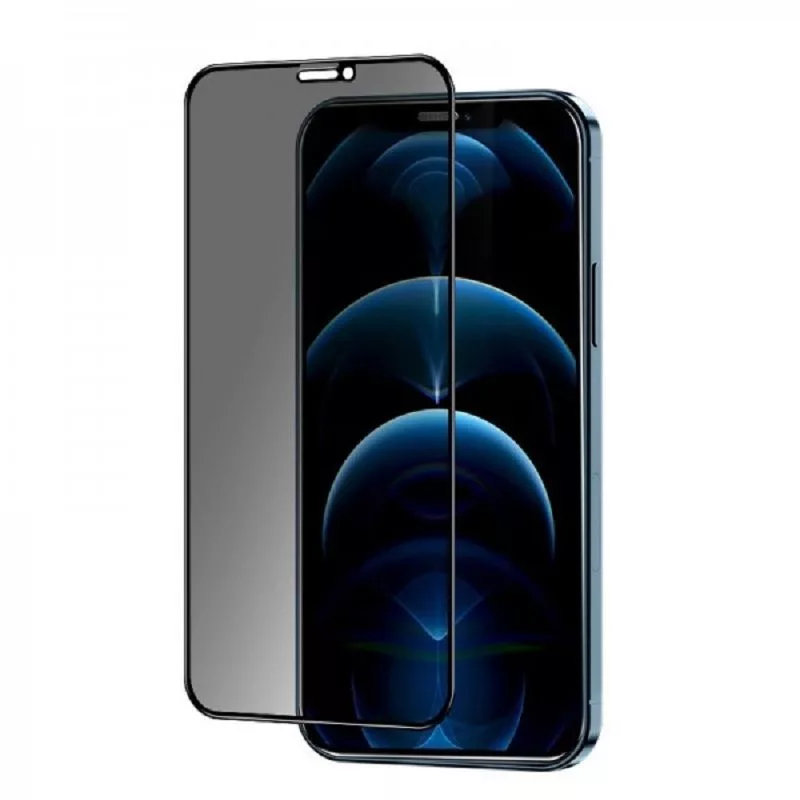 Evelatus Apple iPhone 12 Pro Max Privacy 2.5D Silk Full Cover Japan Glue proti statickému náboju ochranné sklo