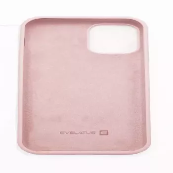 Evelatus Apple iPhone 12 mini Premium Soft Touch silikónové puzdro pieskovo ružové