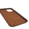 Evelatus Apple iPhone 12/12 Pro Premium Soft Touch silikónové puzdro tmavá káva