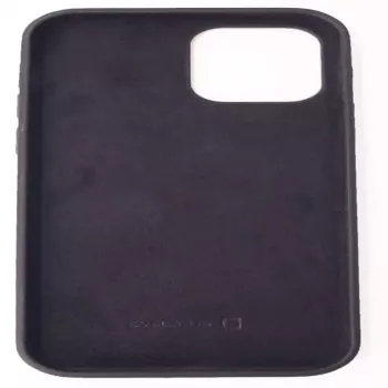 EVELATUS Apple iPhone 12/12 Pro Premium Soft Touch silikónové puzdro čierne