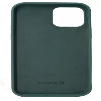 Evelatus Apple iPhone 12/12 Pro Premium Soft Touch silikónové puzdro borovicová zelená