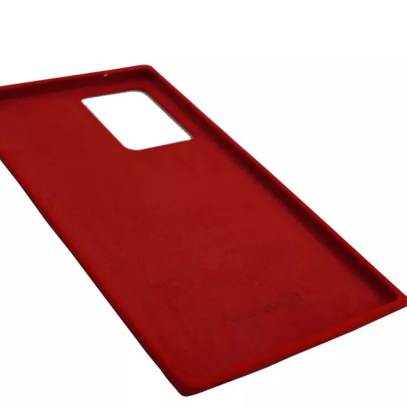 Evelatus Premium Soft Touch silikónové puzdro pre Samsung Galaxy Note 20 Ultra - červené