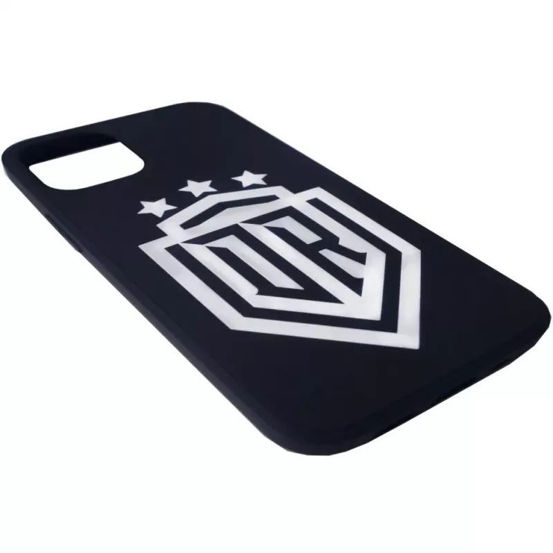 Evelatus iPhone 12 Pro silikónové puzdro Soft Touch DR Logo N1 biela čierna