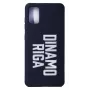 Evelatus Samsung Galaxy A41 silikónové puzdro Soft Touch DR Logo N2 biela čierna