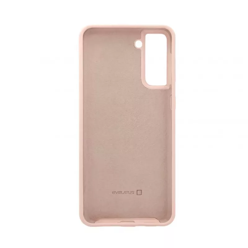Evelatus Samsung Galaxy S21 Plus Premium silikónové puzdro Soft Touch pieskový púder