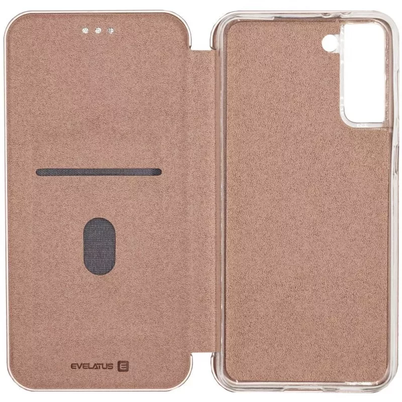 Evelatus Samsung Galaxy S21 Plus Book Case ružové zlato