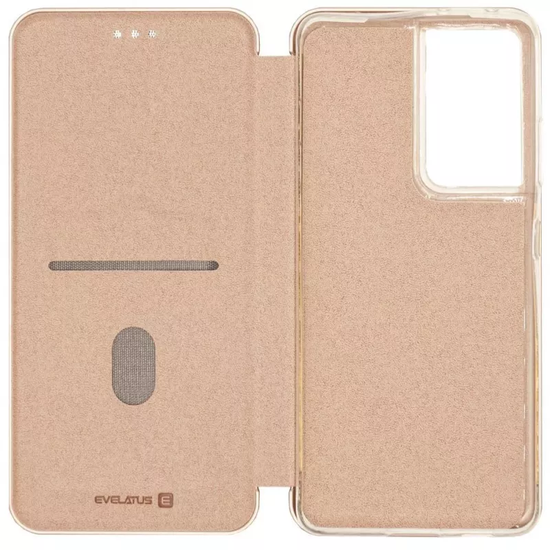 Evelatus Samsung Galaxy S21 Ultra Book Case ružové zlato