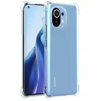 Evelatus Xiaomi Mi 11 Military Shockproof silikónové puzdro TPU transparentné