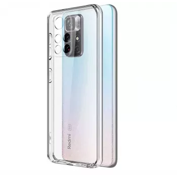 Evelatus Xiaomi Redmi 10 Military Shockproof silikónové puzdro TPU transparentné
