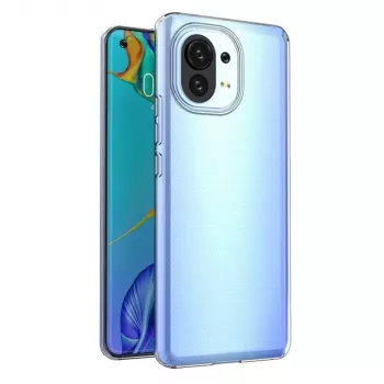 Evelatus Xiaomi Mi 11 Priehľadné silikónové puzdro 1,5 mm TPU transparentné