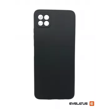 Evelatus Samsung Galaxy A22 5G Premium Soft Touch silikónové puzdro čierne