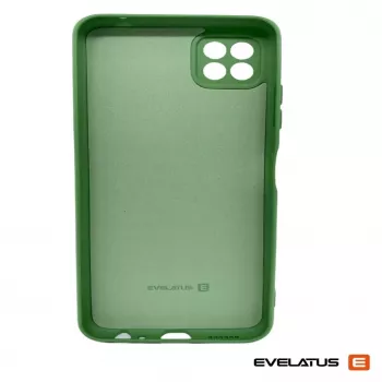 Evelatus Samsung Galaxy A22 5G Premium Soft Touch silikónové puzdro zelené