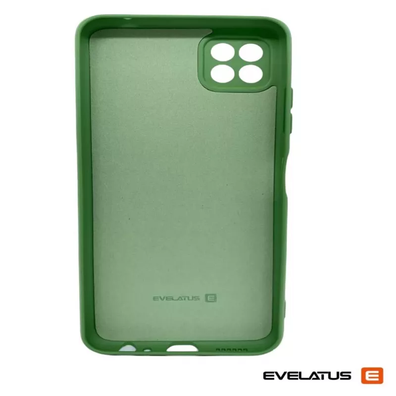 Evelatus Samsung Galaxy A22 5G Premium Soft Touch silikónové puzdro zelené