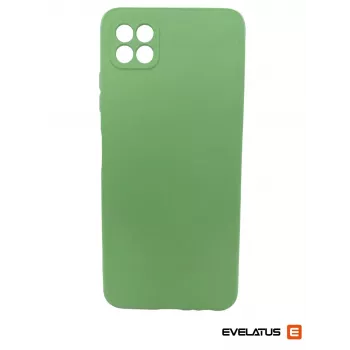 Evelatus Samsung Galaxy A22 5G Premium Soft Touch silikónové puzdro zelené