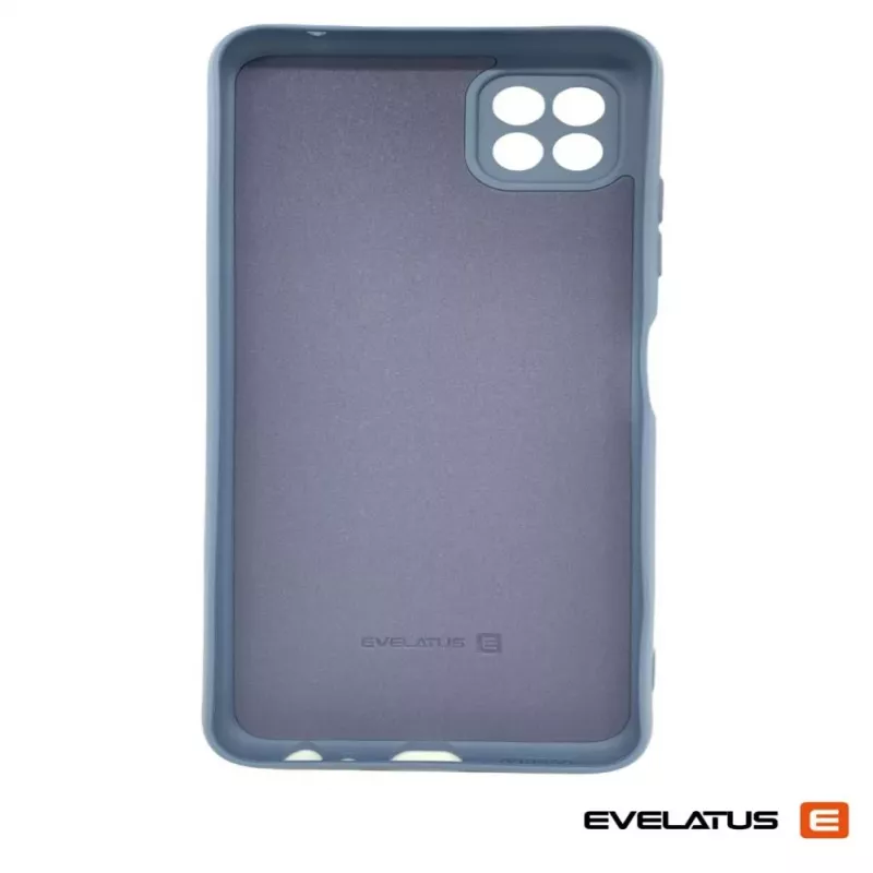 Evelatus Premium Soft Touch silikónové puzdro pre Samsung Galaxy A22 5G - sivé