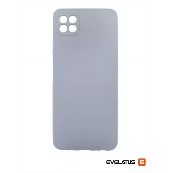Evelatus Premium Soft Touch silikónové puzdro pre Samsung Galaxy A22 5G - sivé