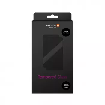 Evelatus Apple iPhone 12 Pro Max 2.5D Full Cover Japan Glue Glass Anti-Static ochranné sklo na displej