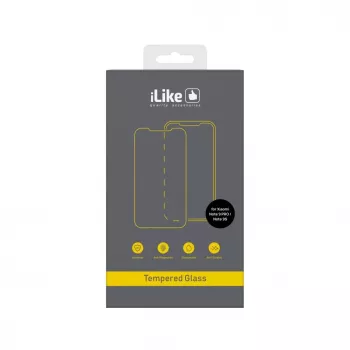 iLike ochranná fólia displeja pre Xiaomi Redmi Note 9 Pro/9S, 0,33 mm ploché číre tvrdené sklo