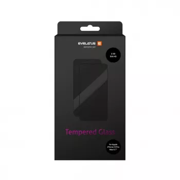 EVELATUS Apple iPhone 13 Pro Max 2.5D Full Cover Japan Glue Glass Anti-Static ochranné sklo na displej