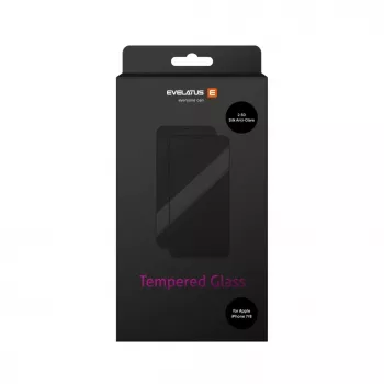EVELATUS Apple iPhone 7/8/SE2020/SE2022 matné 2.5D Silk Cover Japan Glue Glass antistatické