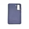 Evelatus Samsung Galaxy S21 FE Premium Soft Touch silikónové puzdro tmavomodré