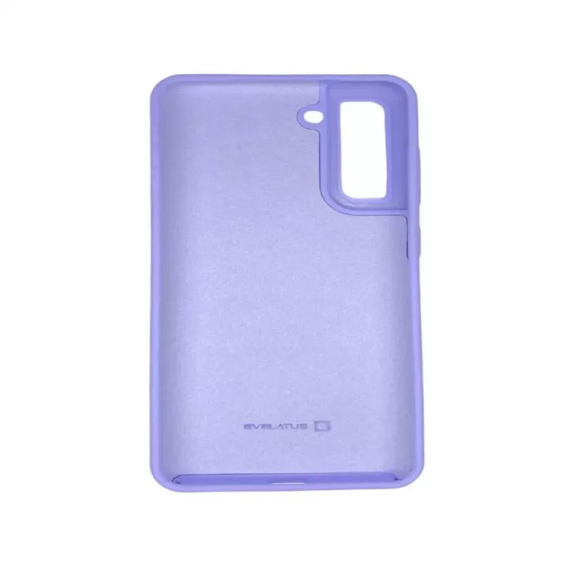 Evelatus Samsung Galaxy S21 FE Premium Soft Touch silikónové puzdro bledofialové