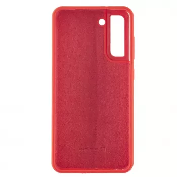 Evelatus Samsung Galaxy S21 FE Premium Soft Touch silikónové puzdro čínska červená