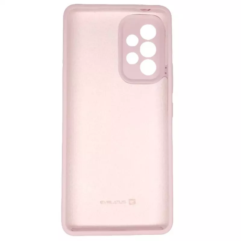 Evelatus Samsung Galaxy A73 5G Premium Soft Touch silikónové puzdro ružový piesok