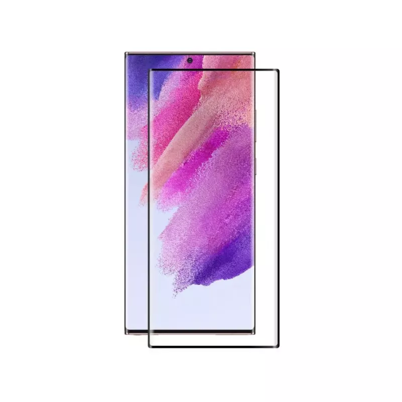 Evelatus Samsung Galaxy S22 Ultra 2.5D Full Cover Japan Glue Glass Anti-Static ochranné sklo na displej