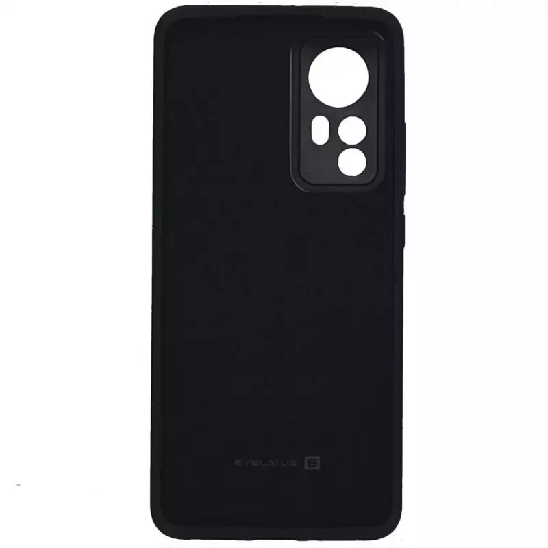 Evelatus Xiaomi 12 Pro Premium Soft Touch silikónové puzdro čierne