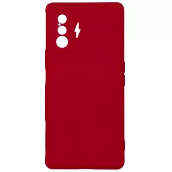 Evelatus Xiaomi Poco F4 GT Nano silikónové puzdro Soft Touch TPU červené