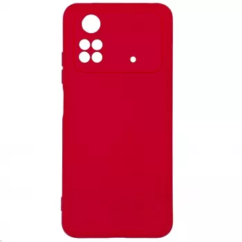 Evelatus Xiaomi Poco X4 Pro 5G Nano silikónové puzdro Soft Touch TPU červené