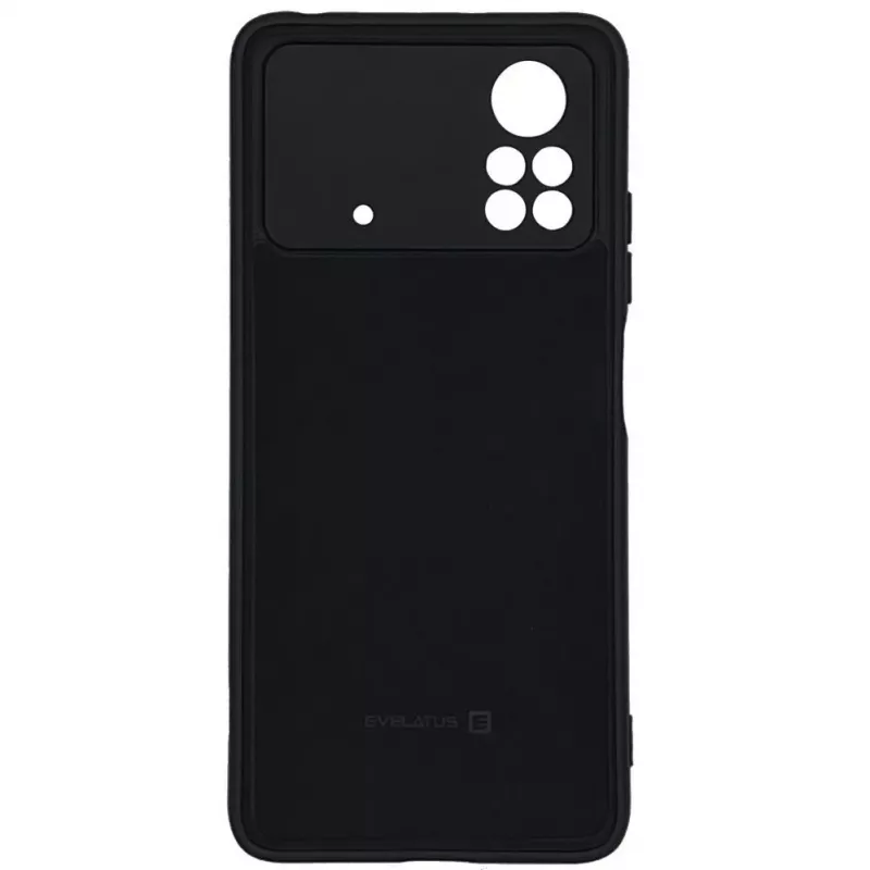 Evelatus Xiaomi Poco M4 Pro Nano silikónové puzdro Soft Touch TPU čierne