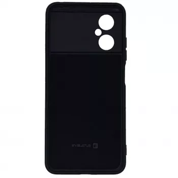 Evelatus Xiaomi Poco M4 5G nano silikónové puzdro Soft Touch TPU čierna