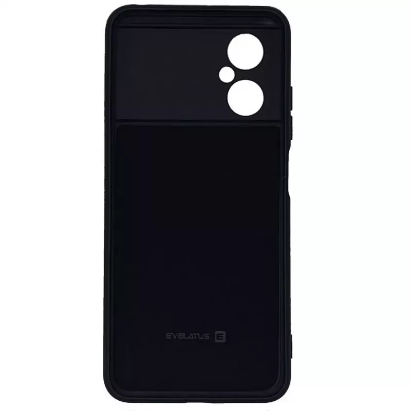 Evelatus Xiaomi Poco M4 5G nano silikónové puzdro Soft Touch TPU čierna