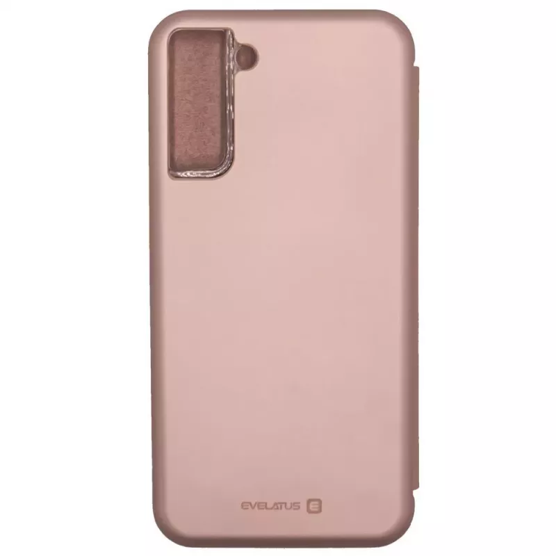 Evelatus Samsung Galaxy S21 FE Book Case ružové zlato