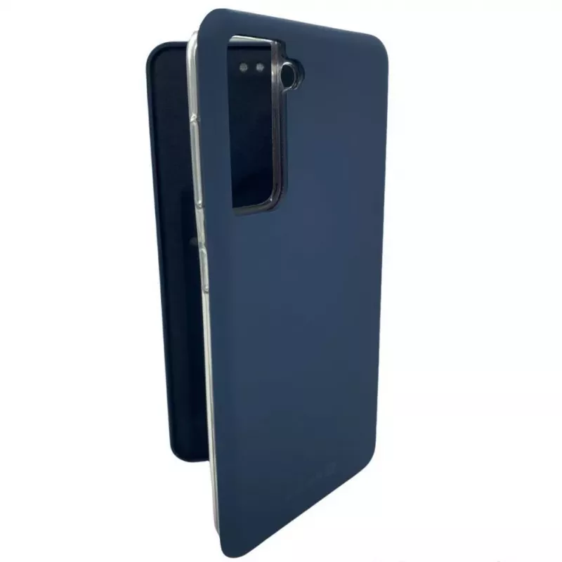 Evelatus Samsung Galaxy S21 FE Book Case tmavomodré
