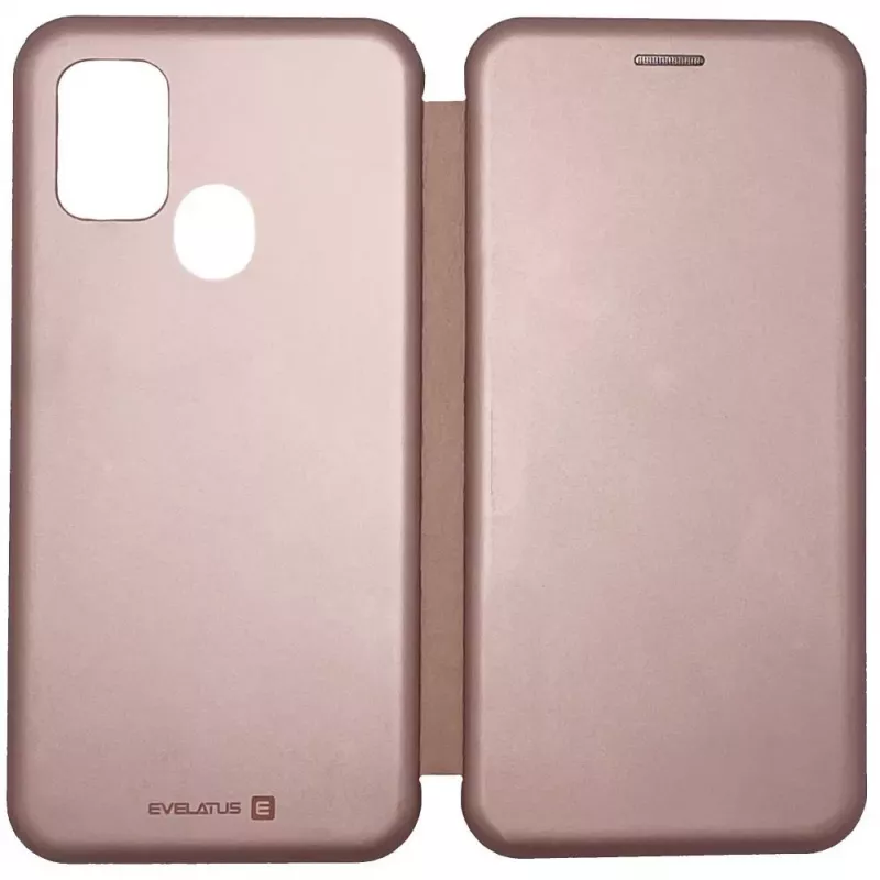 Evelatus Samsung Galaxy A21s Book Case ružové zlato