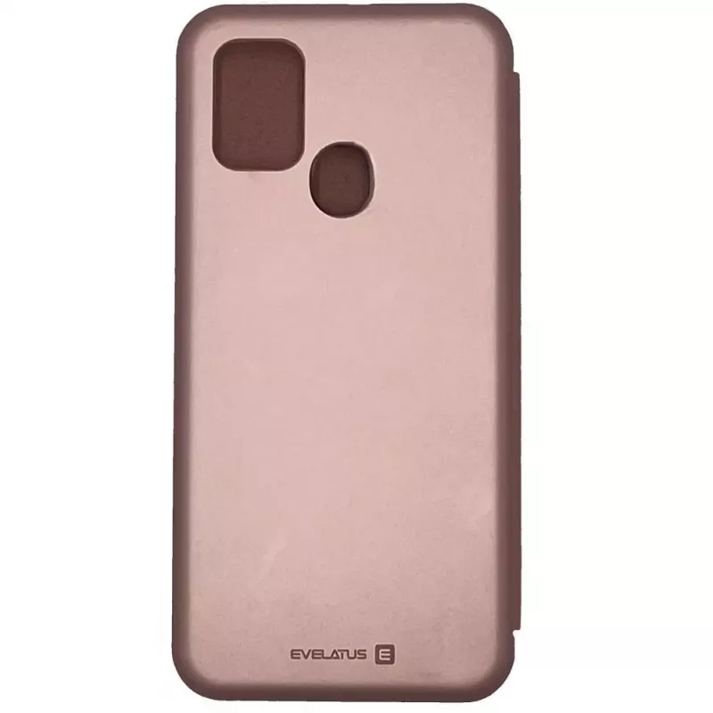 Evelatus Samsung Galaxy A21s Book Case ružové zlato