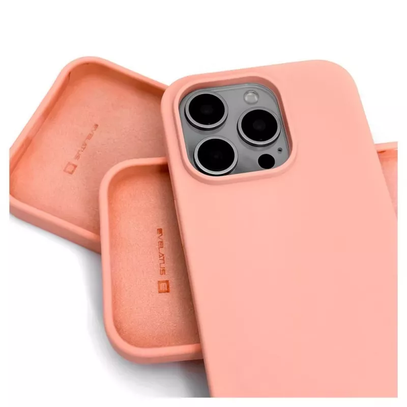 Evelatus Apple iPhone 14 Pro 6.1 Premium Soft Touch silikónové puzdro svetloružová