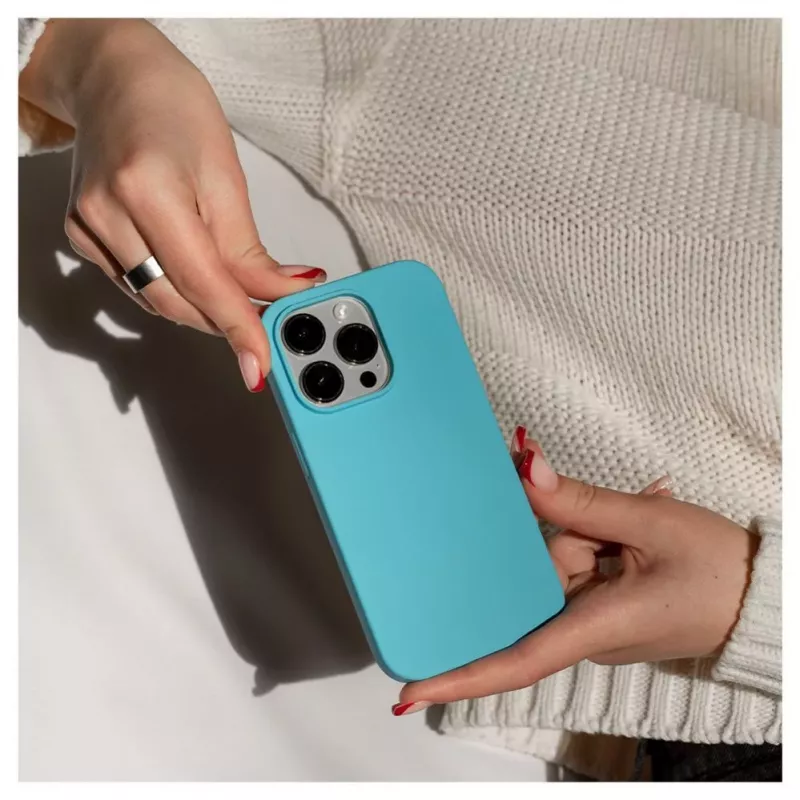 Evelatus Apple iPhone 14 Pro 6.1 Premium Soft Touch silikónové puzdro Sky Blue