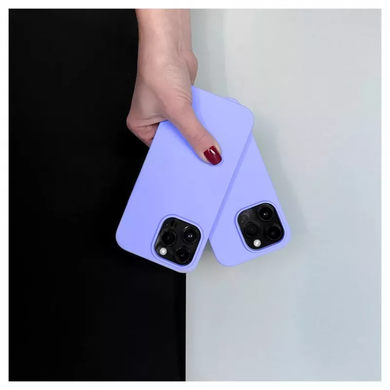 EVELATUS Apple iPhone 14 Pro Max 6.7 Premium Soft Touch silikónové puzdro svetlofialová