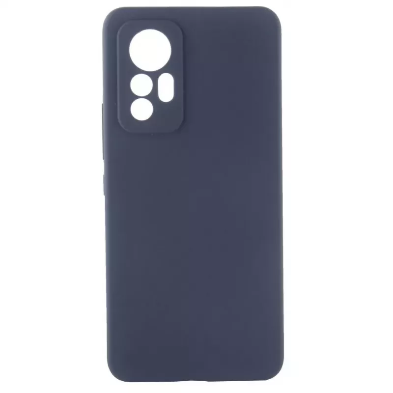 Evelatus Xiaomi 12 Lite Premium Soft Touch silikónové puzdro Midnight Blue