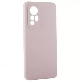 Evelatus Xiaomi 12 Lite Premium Soft Touch silikónové puzdro Sand Pink
